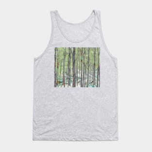 Forest Abstract Tank Top